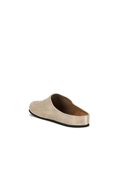 Common Projects Suede Clog In Neutral