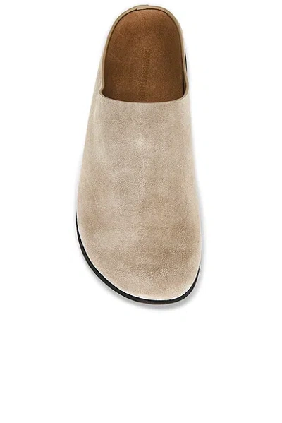 Common Projects Suede Clog In Neutral