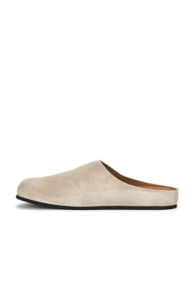 Common Projects Suede Clog In Neutral