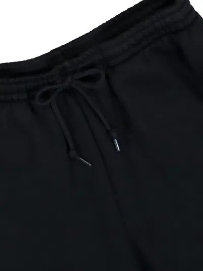 Wtaps Logo-print Drawstring Shorts In Black
