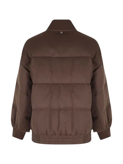 Duno Lynda Padded Bomber Jacket In Pattern
