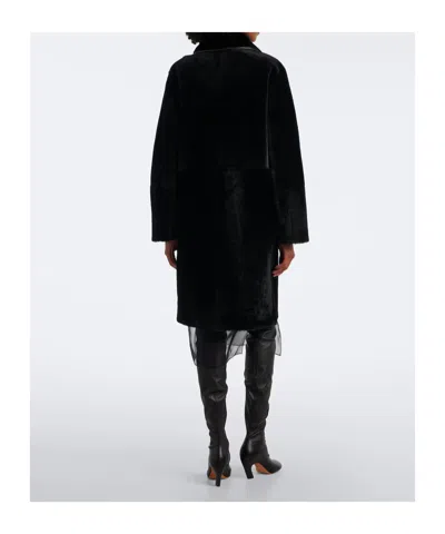 Joseph Double-faced Wool Coat In Black