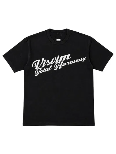 Visvim Cotton Oversized Printed Crew-neck T-shirt In Black