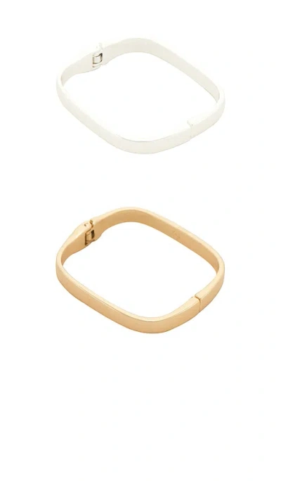 ROUNDED SQUARE CUFF SET
