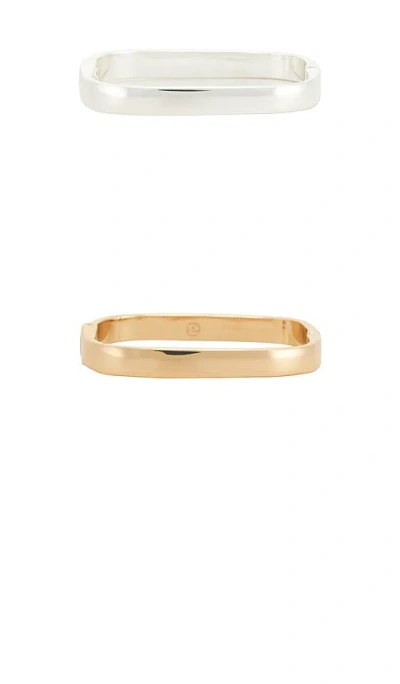 ROUNDED SQUARE CUFF SET