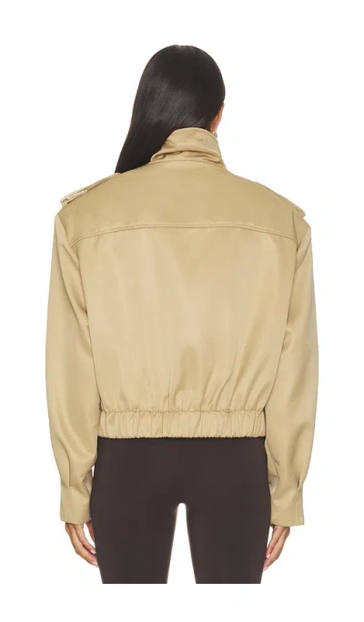 Source Unknown Barlow Flight Bomber Jacket In Beige
