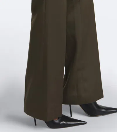 Balmain Virgin Wool Straight Pants In Multi