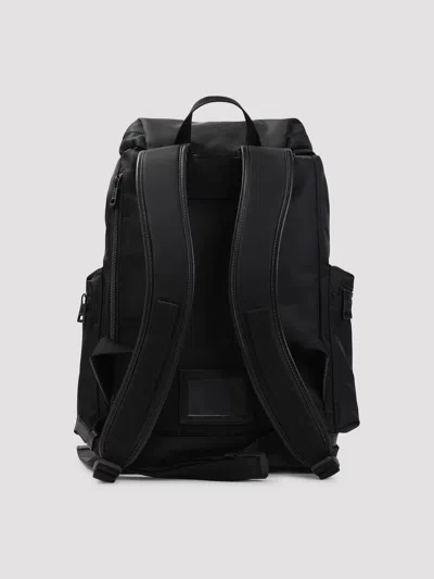 Moncler Kenton Drill Nylon Backpack With Logo Patch In Black