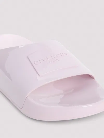 Givenchy Pink Label Slide Sandals In Pink