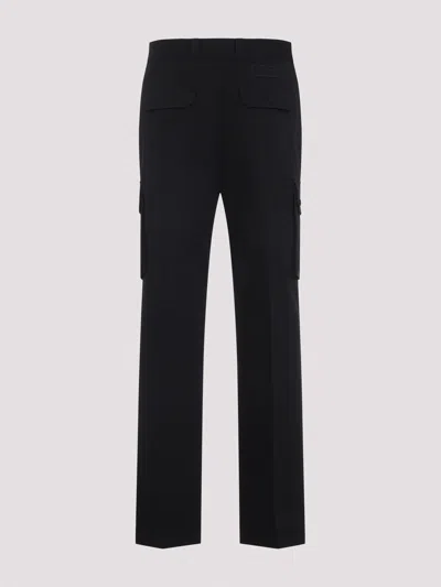 Givenchy Cotton Cargo Pant With Utility Pockets In Black