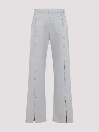 Phoebe Philo Washed Wide-leg Jeans In Grey