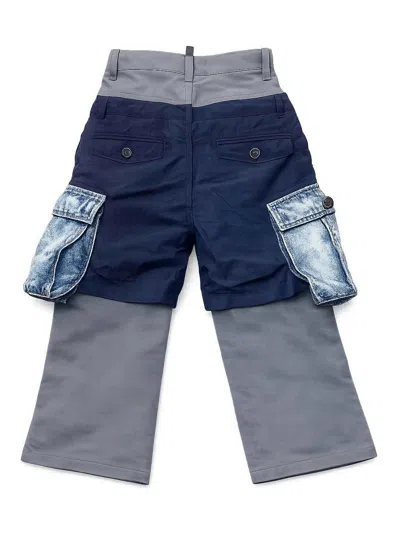 Dsquared2 Trousers With Pockets In Multi