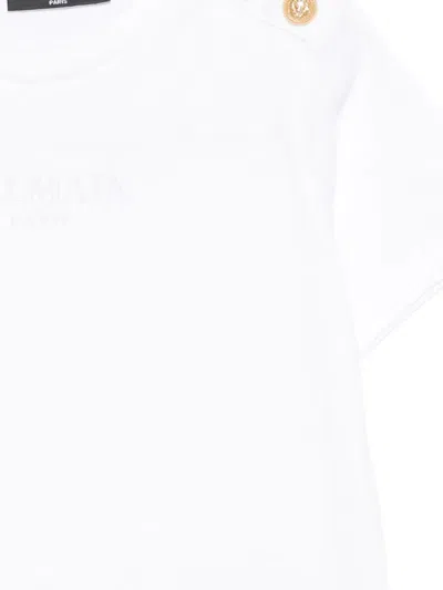 Balmain T-shirt With Logo In White
