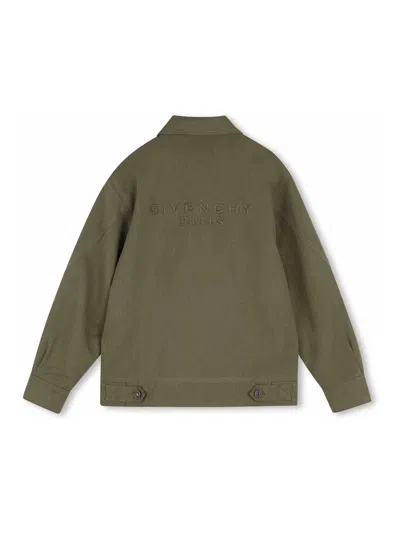 Givenchy Jacket Kids Color Green In Green