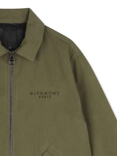 Givenchy Jacket Kids Color Green In Green