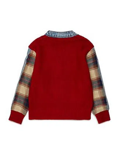 Dsquared2 Cardigan With Inserts In Multi