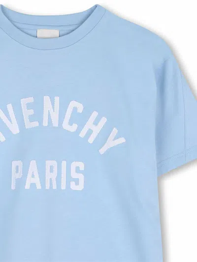 Givenchy T-shirt With Print In Blue