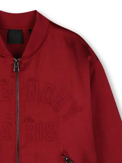 Givenchy Jacket With Logo In Red