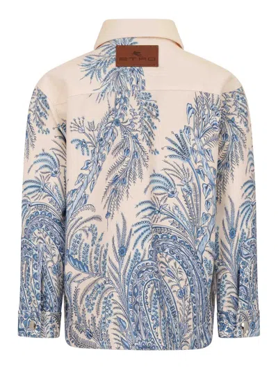 Etro Paisley Print Jacket In White