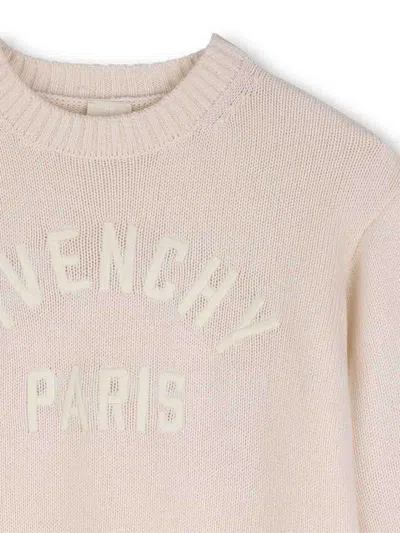 Givenchy Pullover With Embroidery In Neutral