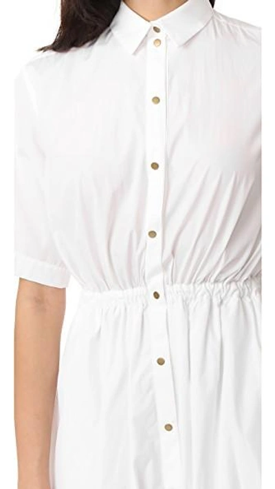 Shop Kenzo Sketches Dress In White