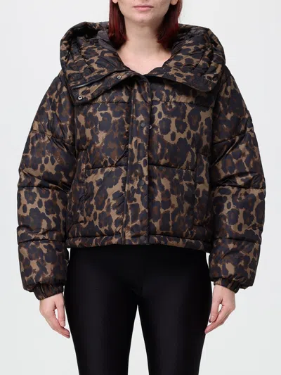 Save The Duck Leopard-print Puffer Jacket In Multi