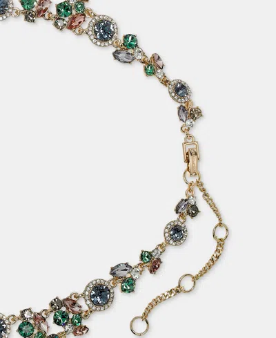 Givenchy Stone Statement Necklace, 16" + 3" Extender In Multi