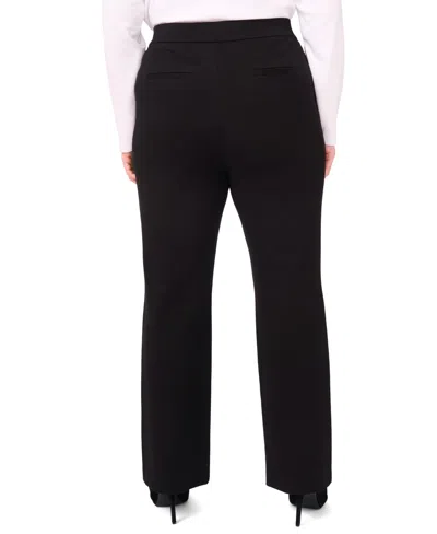 Vince Camuto Plus Size Bootcut Pull-on Pants In Black