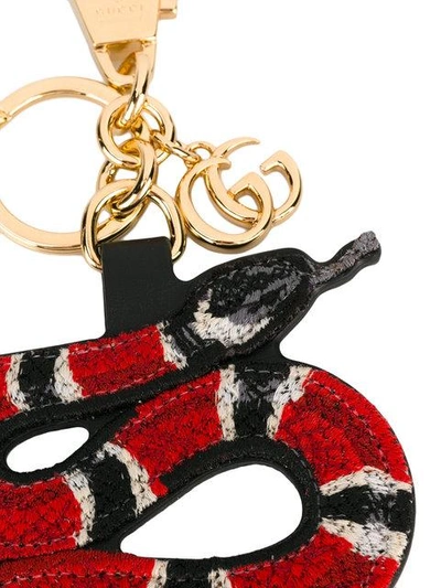 Shop Gucci Snake Keyring