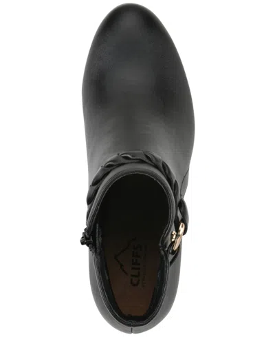 Cliffs By White Mountain Anslie Bootie In Black Smooth