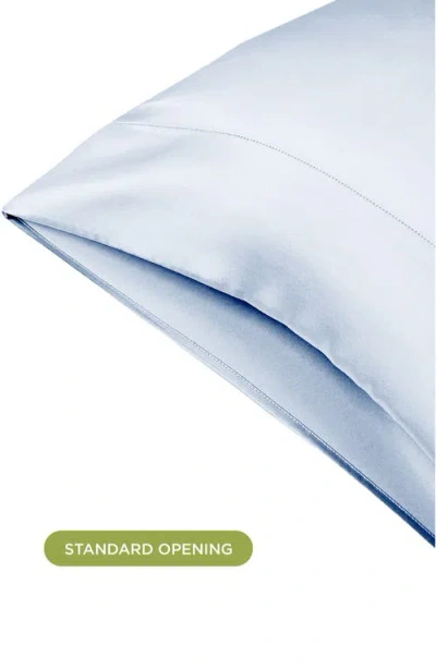 Night Satin Pillowcase In Light Blue