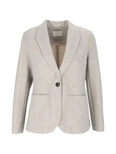 PATCH-POCKET SINGLE-BREASTED JACKET