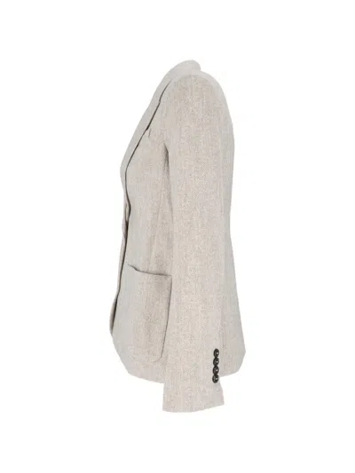 PATCH-POCKET SINGLE-BREASTED JACKET