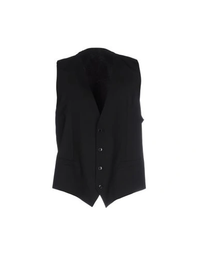 Dolce & Gabbana Vests In Black