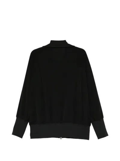 Y's Front-zip Track Jacket In Black