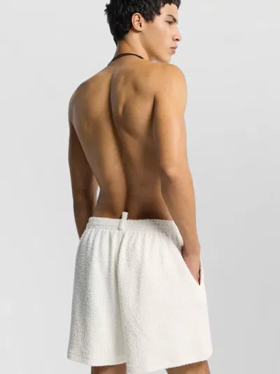 Dsquared2 Drawstring Shorts In White