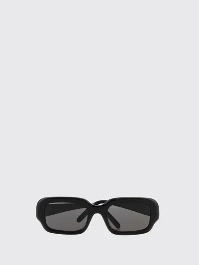 Loewe Slim Rectangular Cat-eye Sunglasses In Black Acetate In Black