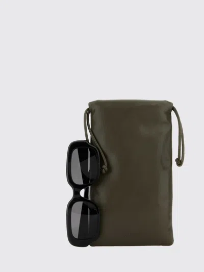 Loewe Slim Rectangular Cat-eye Sunglasses In Black Acetate In Black