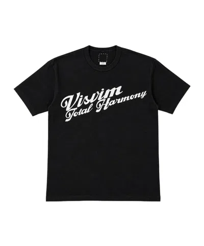 Visvim Cotton Oversized Printed Crew-neck T-shirt In Black