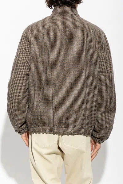Moncler Ebrodel Reversible Wool-blend Down Jacket In Multi