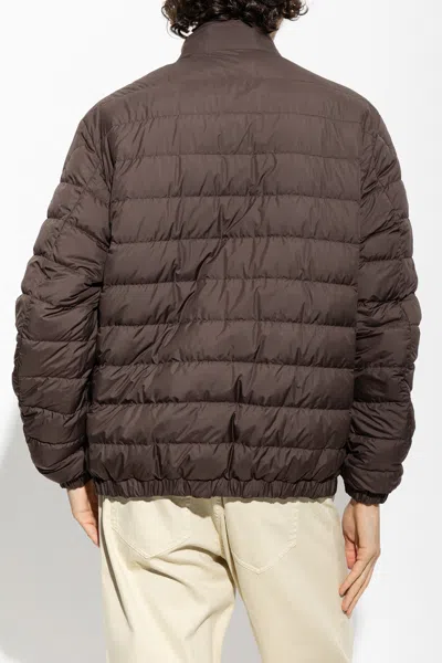 Moncler Ebrodel Reversible Wool-blend Down Jacket In Multi