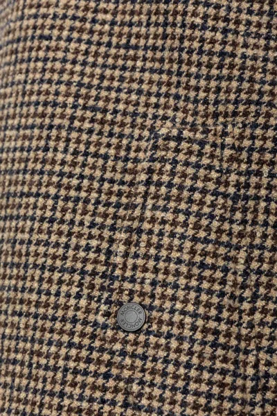 Moncler Ebrodel Reversible Wool-blend Down Jacket In Multi