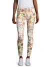 7 FOR ALL MANKIND Tropical Printed Skinny Ankle Jeans