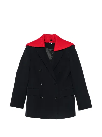 Loewe Detachable Sailor Panel Double-breasted Jacket In Multi