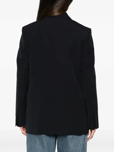 Loewe Detachable Sailor Panel Double-breasted Jacket In Multi