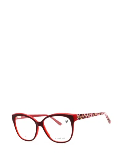 Bebe Rectangle-frame Glasses In Red