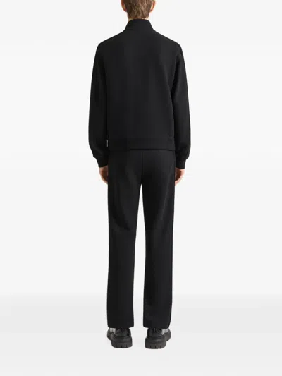Givenchy Logo-patch Zip-up Sweatshirt In Multi