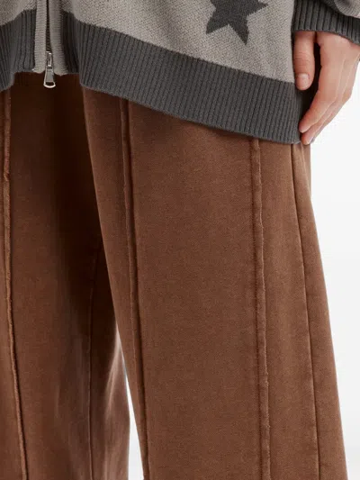 Mini Cream Exposed-seam Drawstring Trousers In Multi