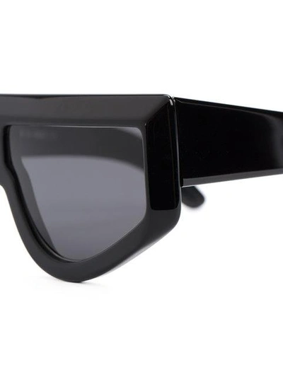 Shop Wanda Nylon Rizzo Sunglasses In Black