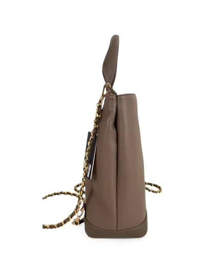 Twinset Chain-strap Backpack In Orange
